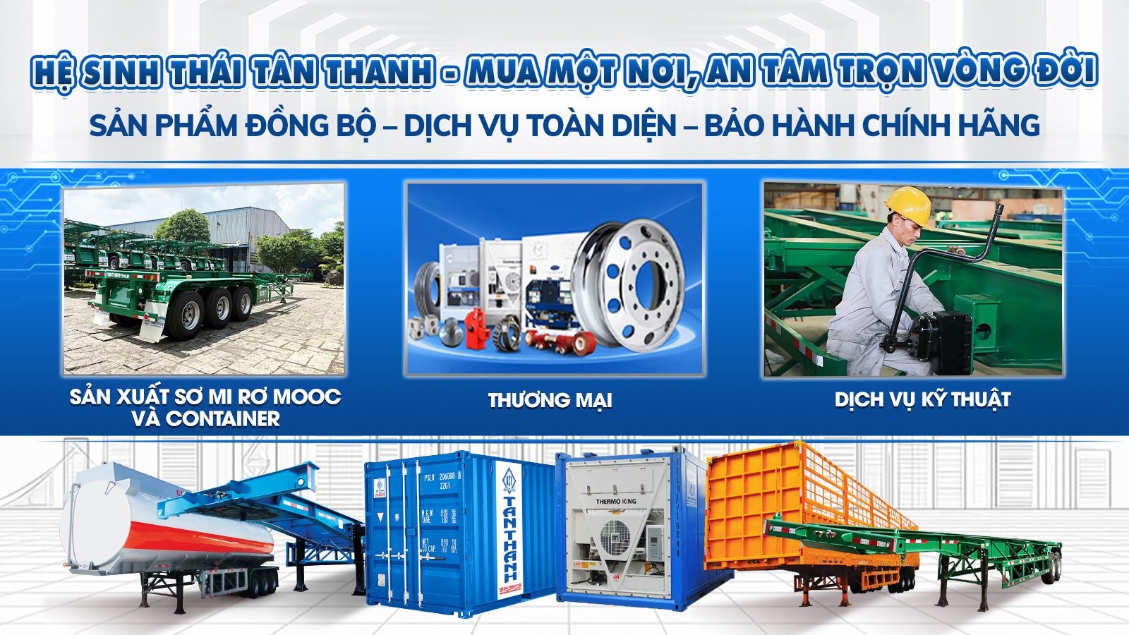 Đầu tư đồng bộ Sơ mi rơ mooc và Con